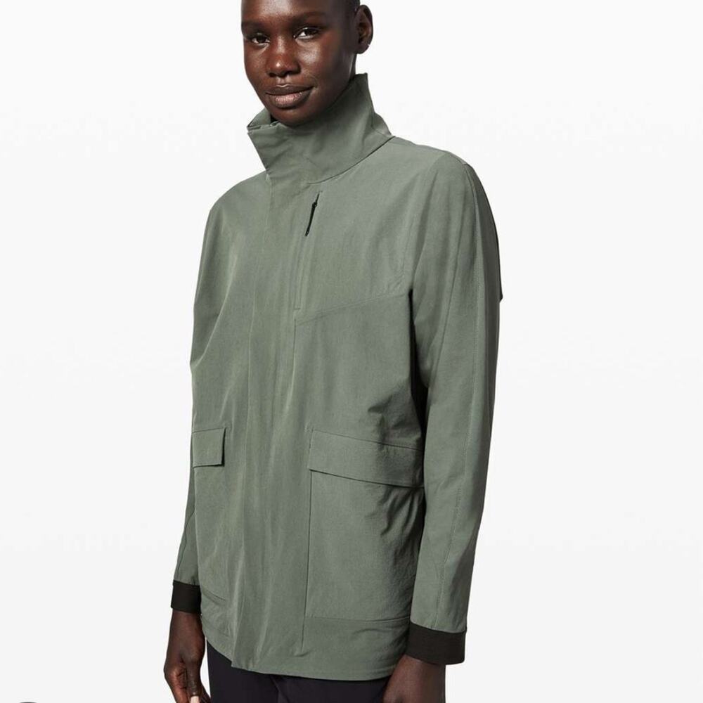 Lululemon x The Lab Collab Olive Green Bomber Jacket S unisex
